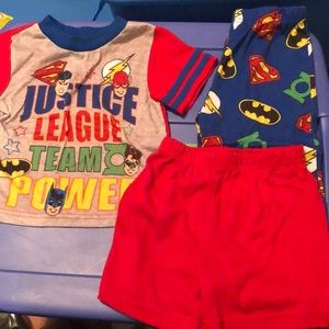 Justice League 3 Piece Pajama Set